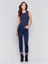Load image into Gallery viewer, Charlie B - C5347X - Knit Jogger - Blue Black
