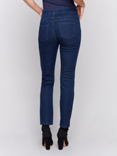 Load image into Gallery viewer, Charlie B - C5347X - Knit Jogger - Blue Black
