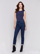 Load image into Gallery viewer, Charlie B - C5347X - Knit Jogger - Blue Black
