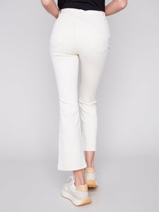 Charlie B - C5443S - Bootleg Stretch Jean - Natural