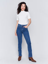 Load image into Gallery viewer, Charlie B - C5574 - Embroidered Jean - Indigo
