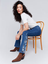 Load image into Gallery viewer, Charlie B - C5574 - Embroidered Jean - Indigo
