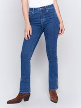 Load image into Gallery viewer, Charlie B - C5574 - Embroidered Jean - Indigo
