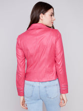 Load image into Gallery viewer, Charlie B - C6231X - Vintage Faux Leather Jacket - Punch
