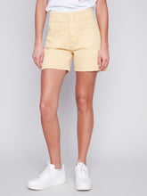 Load image into Gallery viewer, Charlie B - C8051 - Shorts With Patch Pocket - Lemon
