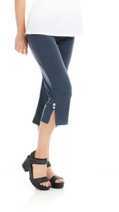 Gitane - CP01-B - Capri with Side Split Detailing - Denim