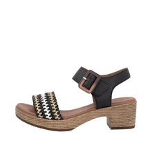Load image into Gallery viewer, Rieker - D0N58-03 - Velcro Strap Sandals - Woven 2 Lugano
