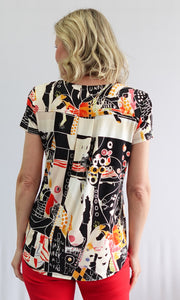 Softworks - 92521 - V-Neck Top - Multi