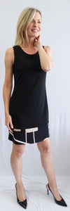 Softworks - 97248 - 2PC Dress - Black/Tan
