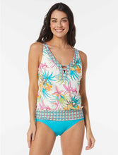Load image into Gallery viewer, Beach House - H3A573 - Monica Tankini Top - White

