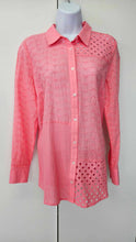 Load image into Gallery viewer, FDJ - 7163966 - Eyelet Blouse - Pink
