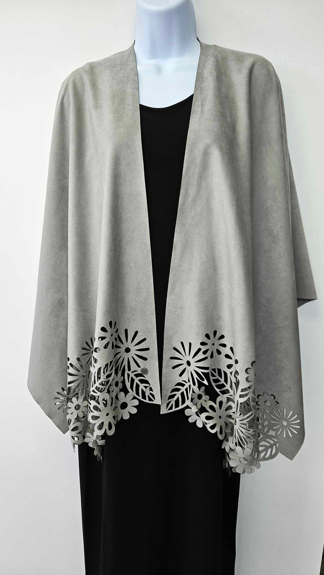 Fraas - 631008 - Shawl - Grey