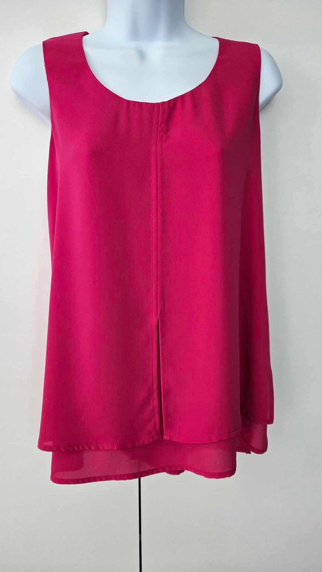 Lasania - 137 - Lined Sleeveless Top - Fuschia