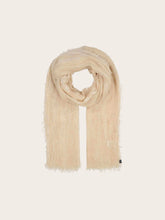 Load image into Gallery viewer, FRAAS - 623499-21 - Tone-on-Tone Floral Embroidery Wrap - Honest White
