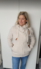 Load image into Gallery viewer, Wanakome - Hestia - Terry Side Zip - Heather Oatmeal
