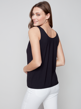 Load image into Gallery viewer, Charlie B - C1243 - Bamboo Reversible Cami - Black

