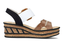 Load image into Gallery viewer, Rieker -  68176-64 - Sandal - Beige Combo
