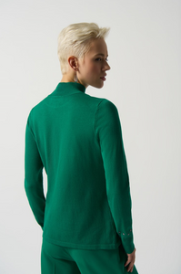 Joseph Ribkoff - 233949 - Mock Neck Sweater - Kelly Green