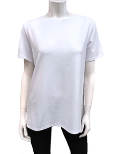 Gilmour - BT-1129 - Bamboo Short Sleeve Top - White