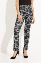 Load image into Gallery viewer, Joseph Ribkoff - 233163 - Retro Print Pull-on Pants - Black/Multi
