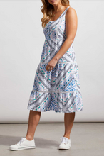 Load image into Gallery viewer, Tribal - 7845O-4542-2977 - Lined Tiered Dress with Pockets - Pacific Coast
