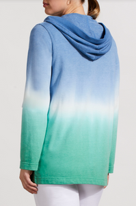 Tribal - 7849O-4806-2977 - Hooded Cardigan with Tassels - Pacific Coast
