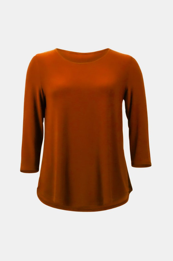 Joseph Ribkoff - 183171TT - 3/4 Length Top - Tandoori