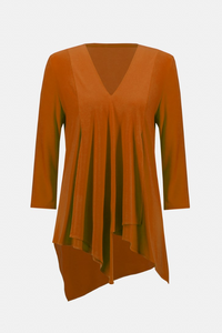 Joseph Ribkoff - 161066TT - Handkerchief Hem Tunic - Tandoor