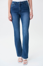 Load image into Gallery viewer, Joseph Ribkoff - 231918 - High Rise Bootcut Jeans - Med Blue
