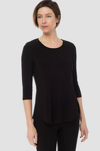 Load image into Gallery viewer, Joseph Ribkoff - 183171 - Classic 3/4 Length Top - Black
