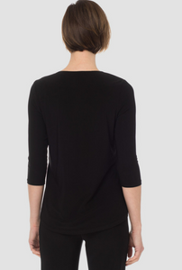 Joseph Ribkoff - 183171 - Classic 3/4 Length Top - Black