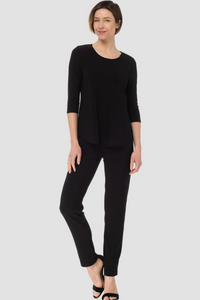 Joseph Ribkoff - 183171 - Classic 3/4 Length Top - Black