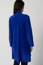 Load image into Gallery viewer, Joseph Ribkoff - 234906 - Feather Yarn Flared Coat - Royal Sapphire
