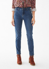 Load image into Gallery viewer, FDJ - 2469809 - Olivia Carpenter Straight Ankle Jean - Dark Blue
