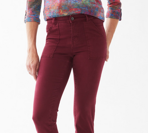 FDJ - 2232511 - Olivia Pencil Ankle Jean - Cabernet