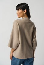 Load image into Gallery viewer, Joseph Ribkoff - 233934 - Boxy Bell Sleeved Top - Oatmeal
