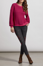 Load image into Gallery viewer, Tribal - 7980O - Crew Neck Tunic Top - Dahlia
