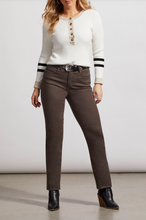 Load image into Gallery viewer, Tribal - 7572O - Sophia Curvy Straight Jeans - Black Olive
