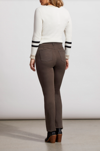 Tribal - 7572O - Sophia Curvy Straight Jeans - Black Olive