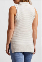 Load image into Gallery viewer, Tribal - 7864O - Sleeveless Turtleneck Sweater - Bone
