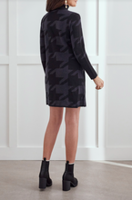 Load image into Gallery viewer, Tribal - 7533O - Mock Neck Sweater Dress - H. Charcoal
