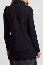 Load image into Gallery viewer, Tribal - 1472O - Cowl Neck Sweater - Black
