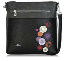 Load image into Gallery viewer, Espe - Floret Crossbody - Black

