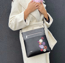 Load image into Gallery viewer, Espe - Floret Crossbody - Black
