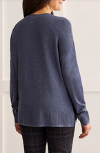 Load image into Gallery viewer, Tribal - 1491O - Long Sleeve V Neck Sweater - Sapphire
