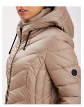 Load image into Gallery viewer, Point Zero - 8168601 - Hooded Winter Coat - Taupe
