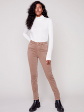 Load image into Gallery viewer, Charlie B - C5309RR - Slim Leg Regular Rise Cuff Jeans - Truffle
