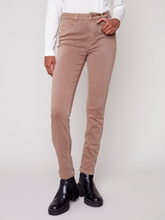 Load image into Gallery viewer, Charlie B - C5309RR - Slim Leg Regular Rise Cuff Jeans - Truffle
