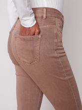 Load image into Gallery viewer, Charlie B - C5309RR - Slim Leg Regular Rise Cuff Jeans - Truffle
