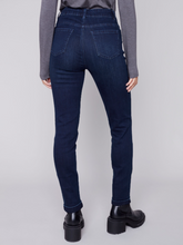 Load image into Gallery viewer, Charlie B - C5309RR - Cuff Denim Jeans - Blue Black
